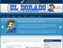 Tablet Screenshot of eldoradocleaners.net